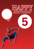 Load image into Gallery viewer, Birthdays - Personalised Card — with punch holes
