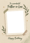 Load image into Gallery viewer, Birthdays - Personalised Card — with punch holes
