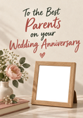 Load image into Gallery viewer, Anniversary - Personalised Card — with punch holes
