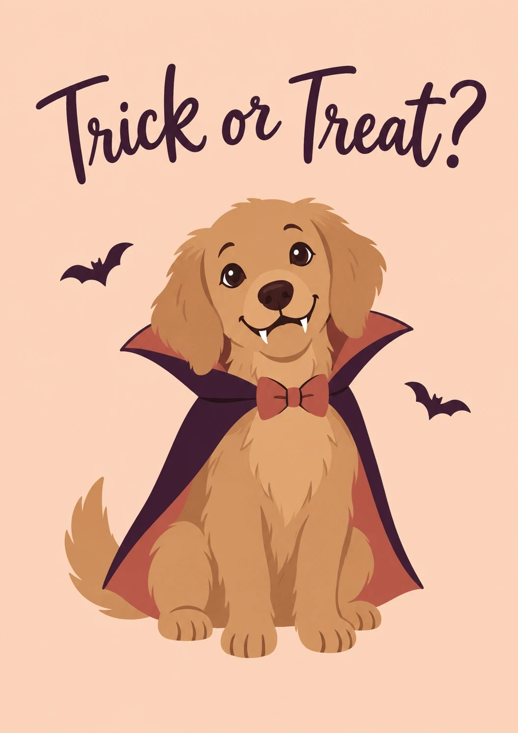 Halloween - Personalised Card — with punch holes