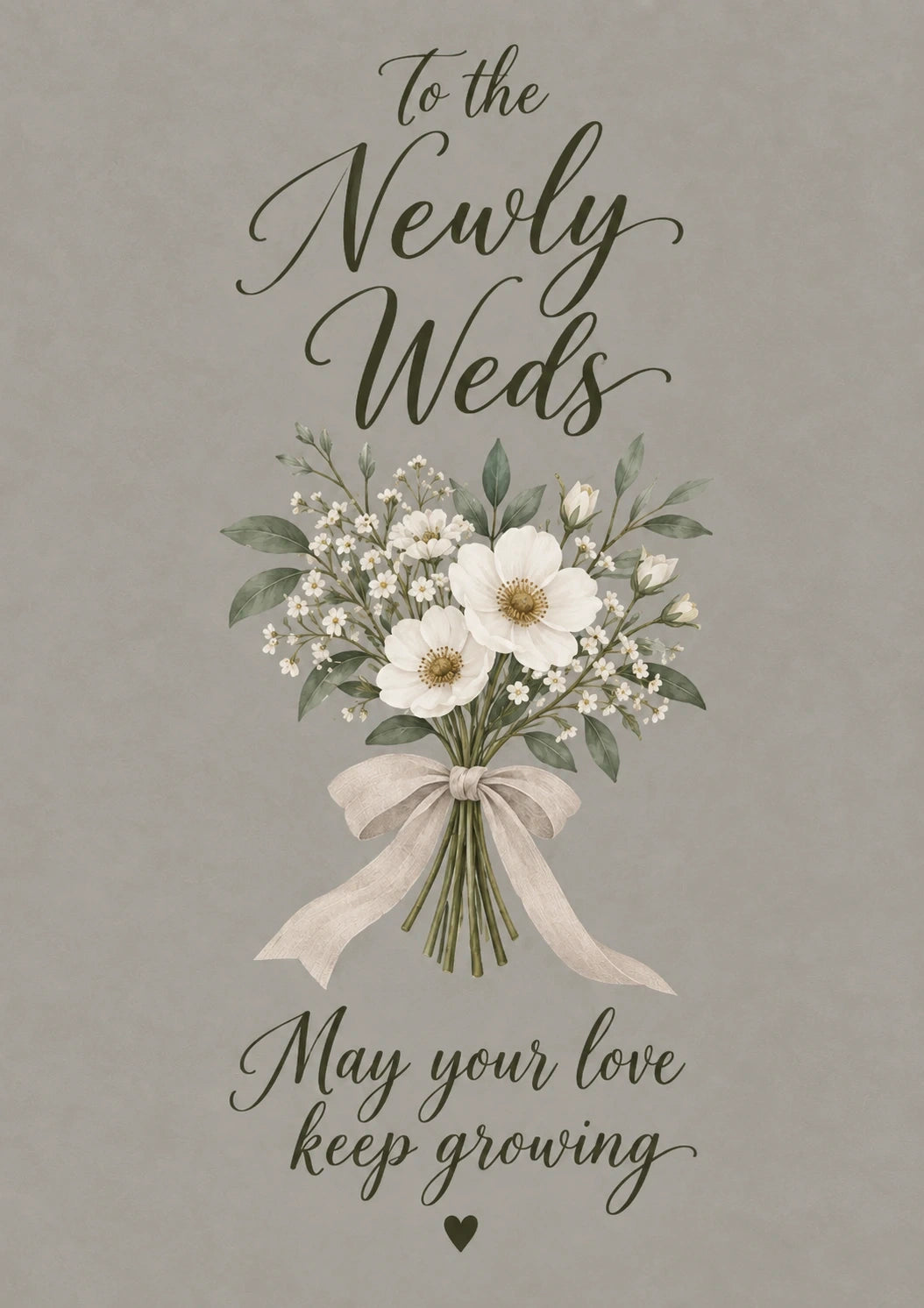 Weddings - Personalised Card — with punch holes