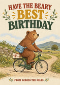 Load image into Gallery viewer, Birthdays - Personalised Card — with punch holes
