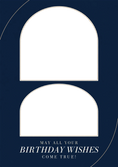 Load image into Gallery viewer, Birthdays - Personalised Card — with punch holes
