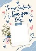 Load image into Gallery viewer, Anniversary - Personalised Card — with punch holes
