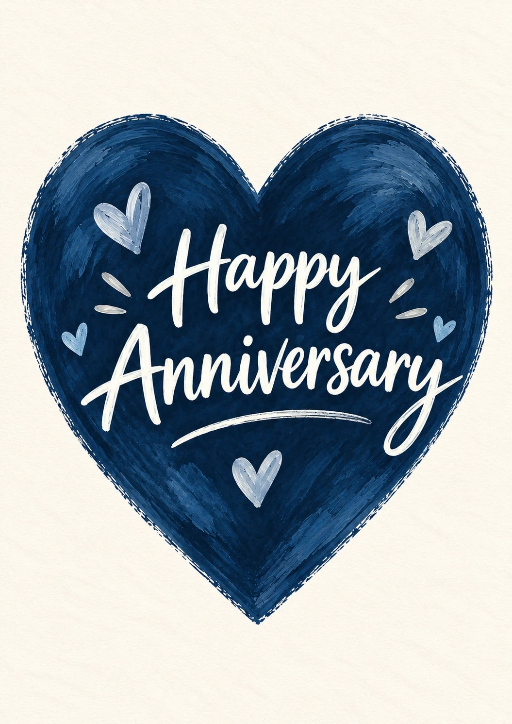 Anniversary - Personalised Card — with punch holes