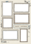 Load image into Gallery viewer, Birthdays - Personalised Card — with punch holes
