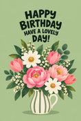 Load image into Gallery viewer, Birthdays - Personalised Card — with punch holes
