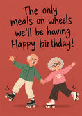 Load image into Gallery viewer, Birthdays - Personalised Card — with punch holes
