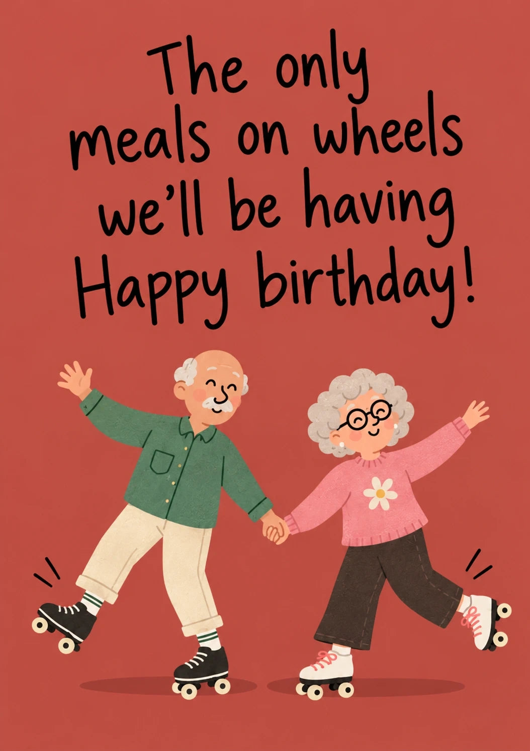 Birthdays - Personalised Card — with punch holes