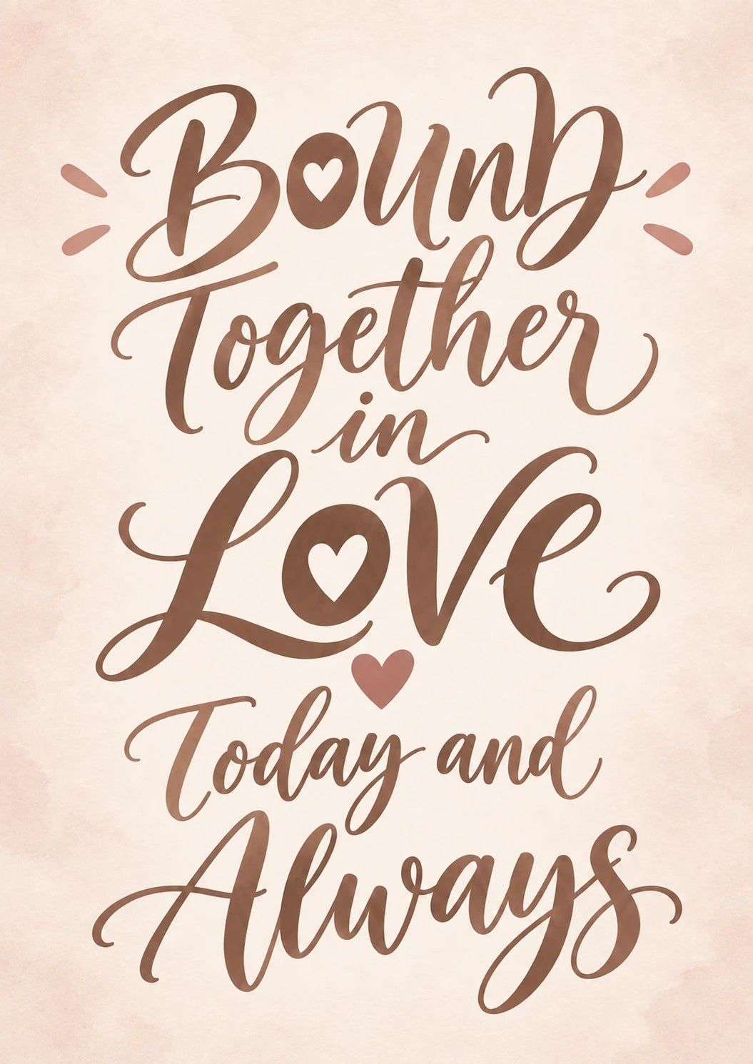 Weddings - Personalised Card — with punch holes