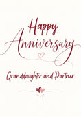 Load image into Gallery viewer, Anniversary - Personalised Card — with punch holes
