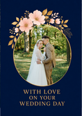 Load image into Gallery viewer, Photo Personalised Wedding Card | With Love on Your Wedding Day
