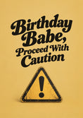 Load image into Gallery viewer, Birthdays - Personalised Card — with punch holes
