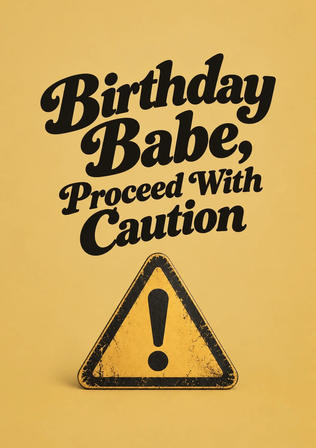 Birthdays - Personalised Card — with punch holes