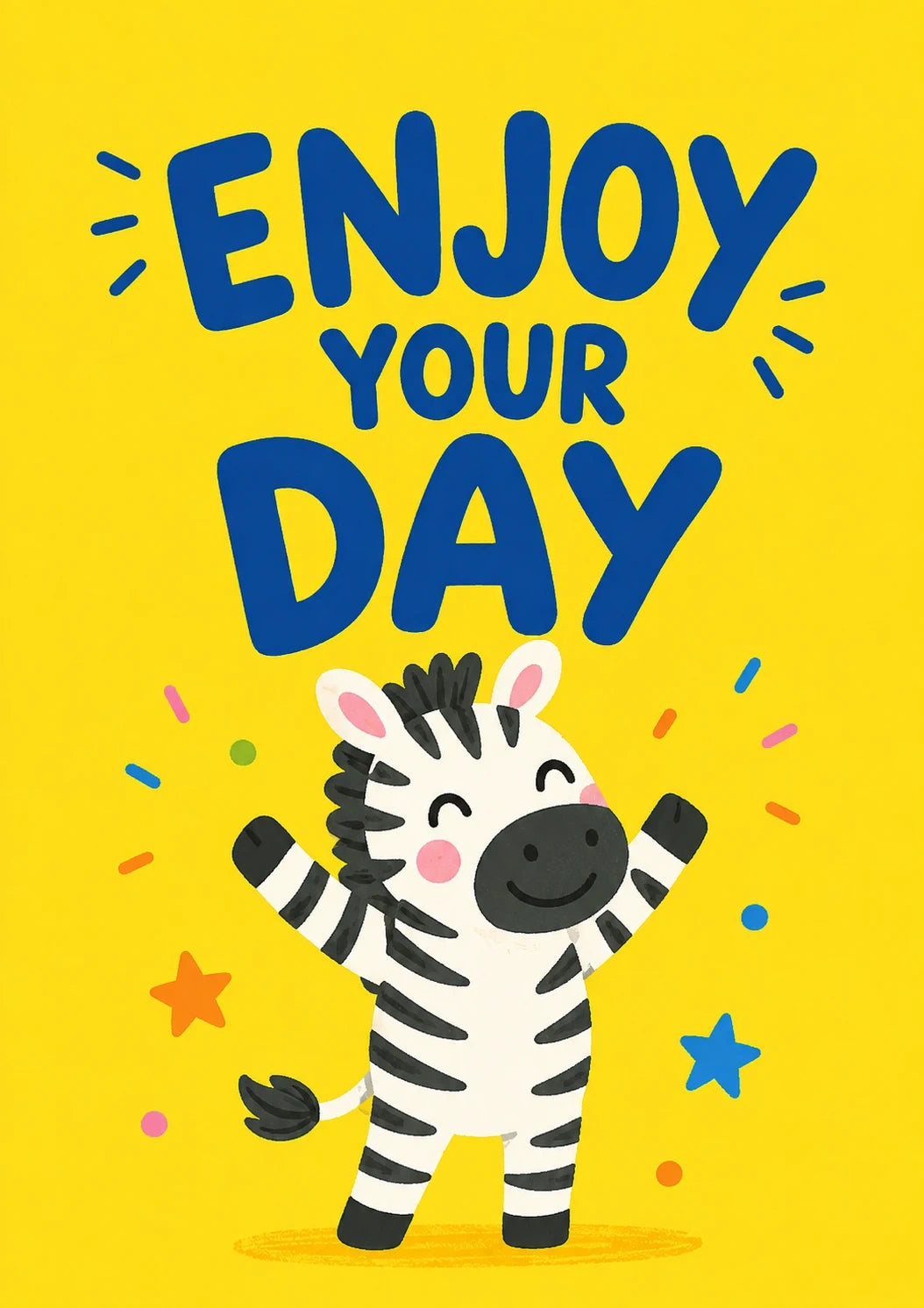 Birthdays - Personalised Card — with punch holes
