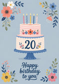 Load image into Gallery viewer, Birthdays - Personalised Card — with punch holes
