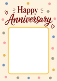 Load image into Gallery viewer, Colourful Confetti Hearts Photo Upload Anniversary Card
