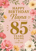 Load image into Gallery viewer, Birthdays - Personalised Card — with punch holes
