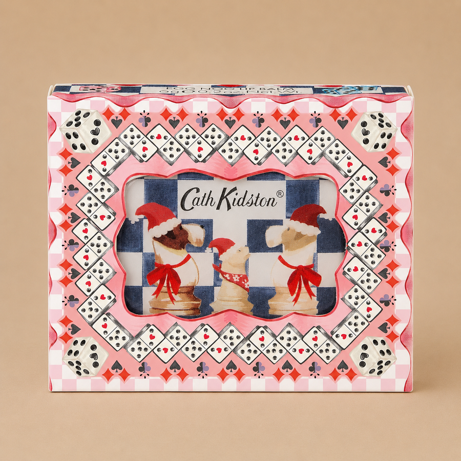 Cath Kidston Gift Set (6g Lip Balm + Mini Mirror in Display Tray) - Eggnog