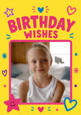 Load image into Gallery viewer, Birthdays - Personalised Card — with punch holes
