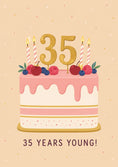 Load image into Gallery viewer, Birthdays - Personalised Card — with punch holes
