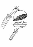 Load image into Gallery viewer, Thank You - Personalised Card — with punch holes
