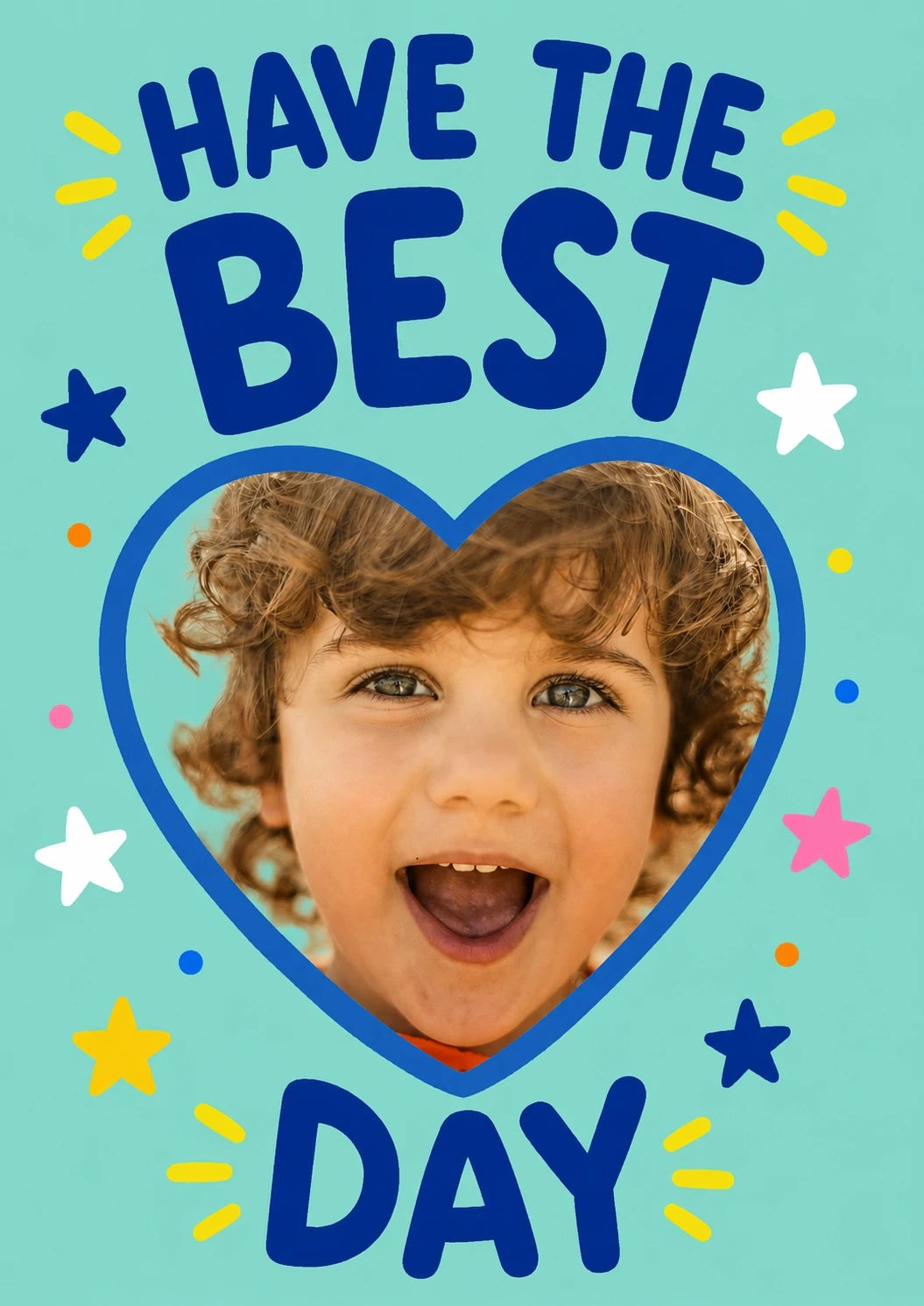 Birthdays - Personalised Card — with punch holes