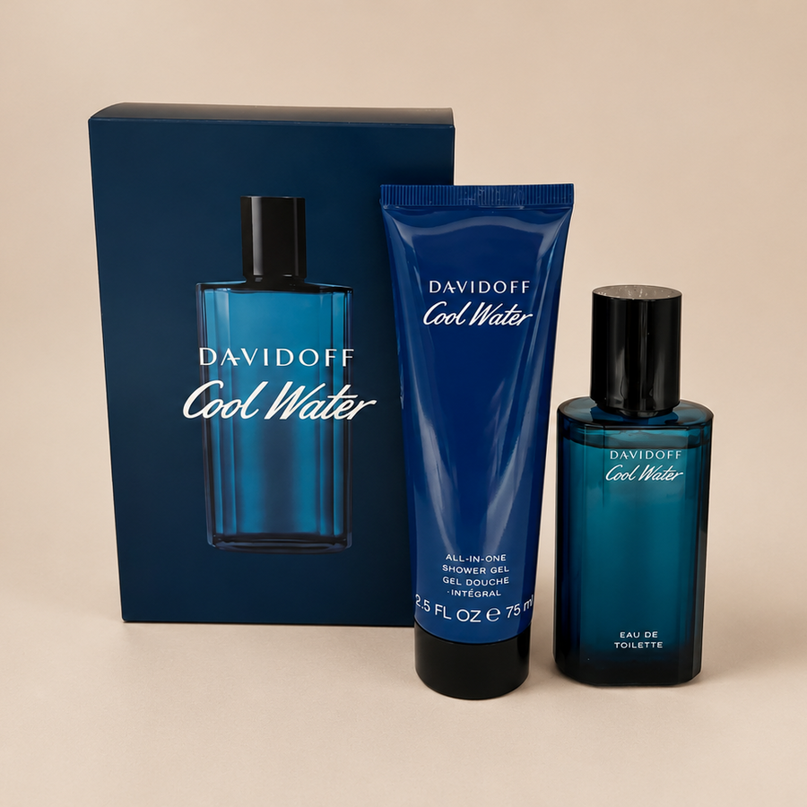 Davidoff Cool Water Eau de Toilette Gift Set - 115ml