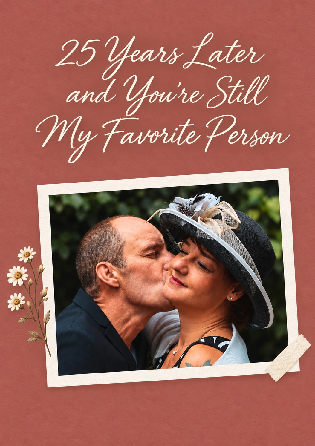 Still My Favourite Person 25th Anniversary Photo Upload Card for Wife