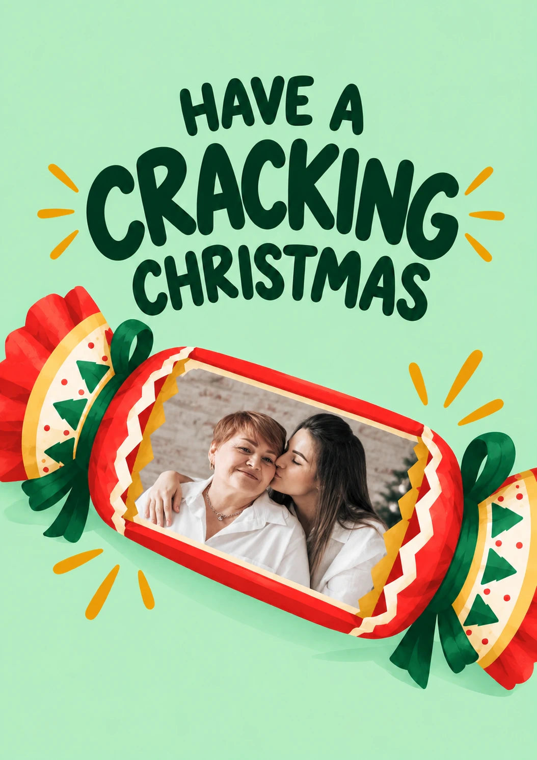 Funny Have a Cracking Christmas Card for Mum