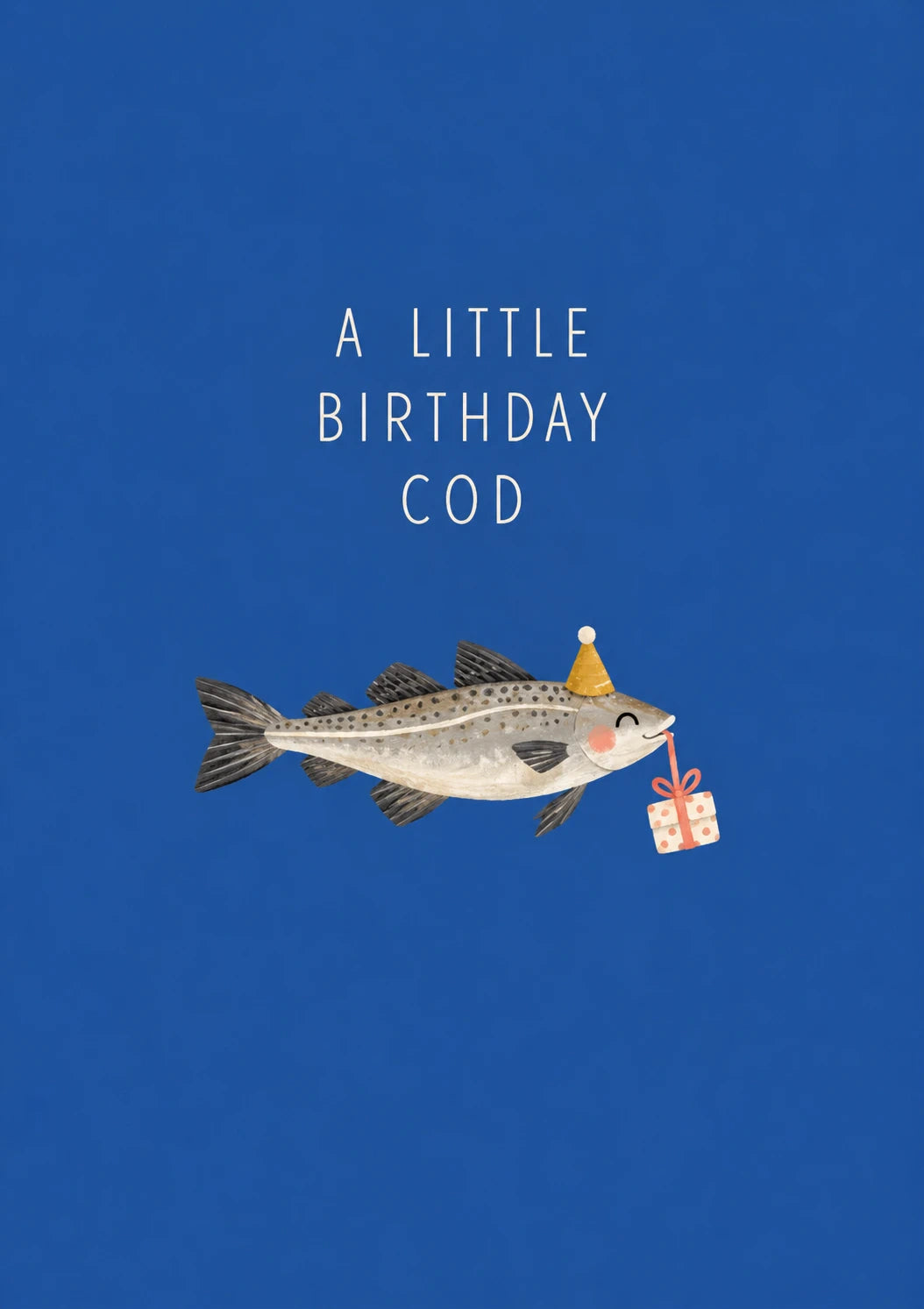 Funny Birthday Cod Fish Pun Birthday Card