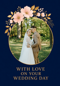 Load image into Gallery viewer, With Love on Your Wedding Day Photo Upload Wedding Card
