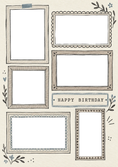 Load image into Gallery viewer, Scrapbook Frames Multiple Photo Upload Birthday Card
