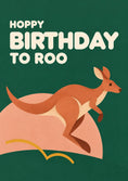 Load image into Gallery viewer, Funny Hoppy Birthday To Roo Kangaroo Birthday Card
