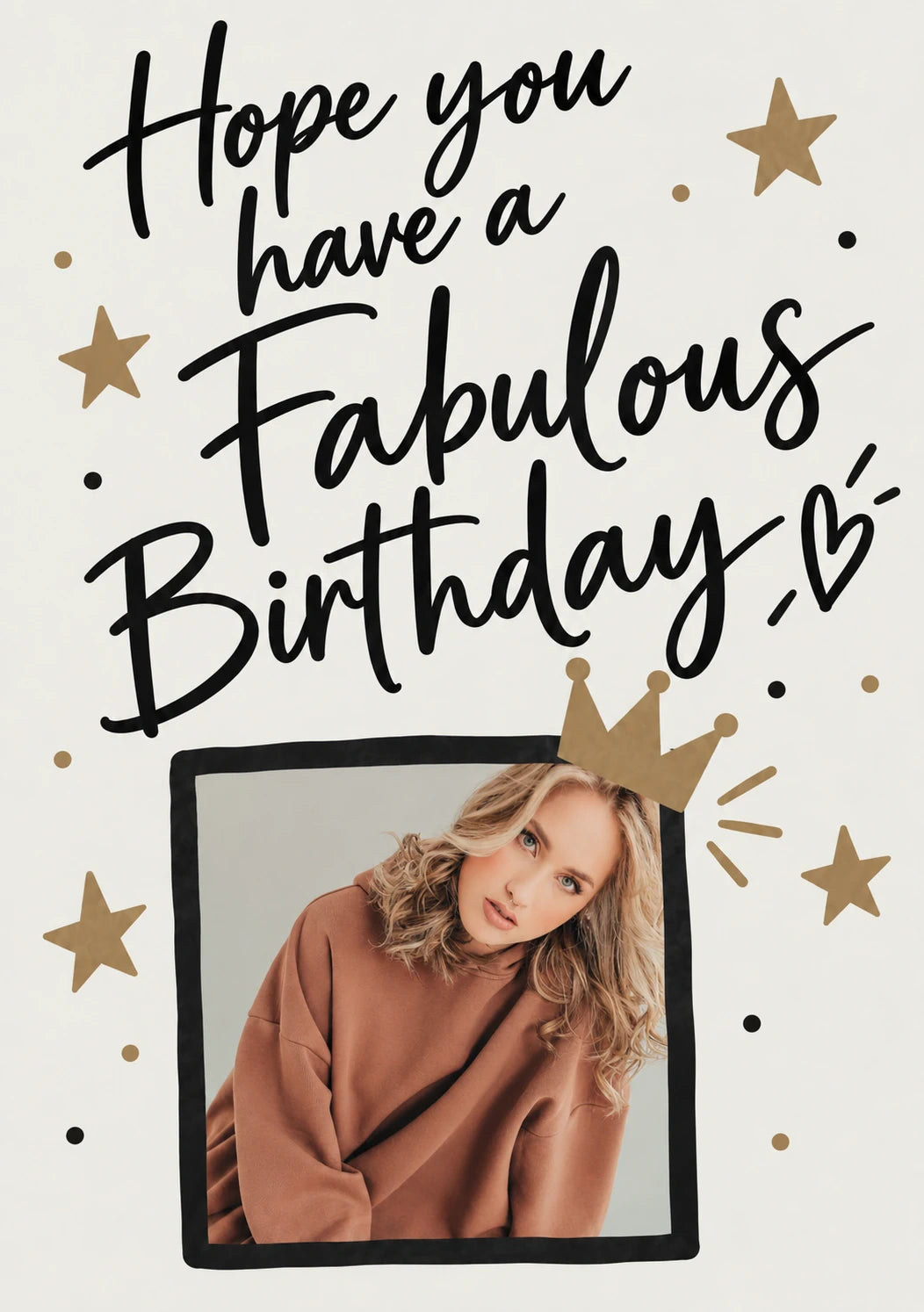 Hope You Have a Fabulous Photo Upload Birthday Card for Her