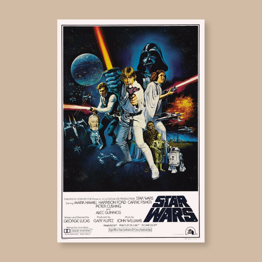 Star Wars A3 Movie Poster – Satin Finish