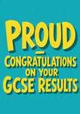Load image into Gallery viewer, Proud Bold Typography Congratulations GCSE Results Card
