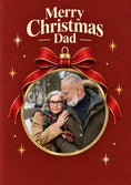 Load image into Gallery viewer, Christmas - Personalised Card — with punch holes
