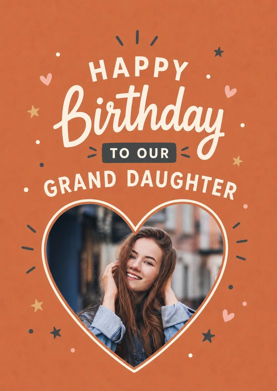 Birthdays - Personalised Card — with punch holes