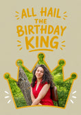 Load image into Gallery viewer, Birthdays - Personalised Card — with punch holes
