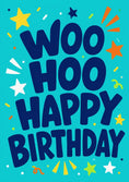 Load image into Gallery viewer, Birthdays - Personalised Card — with punch holes

