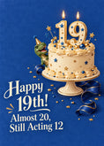 Load image into Gallery viewer, Birthdays - Personalised Card — with punch holes
