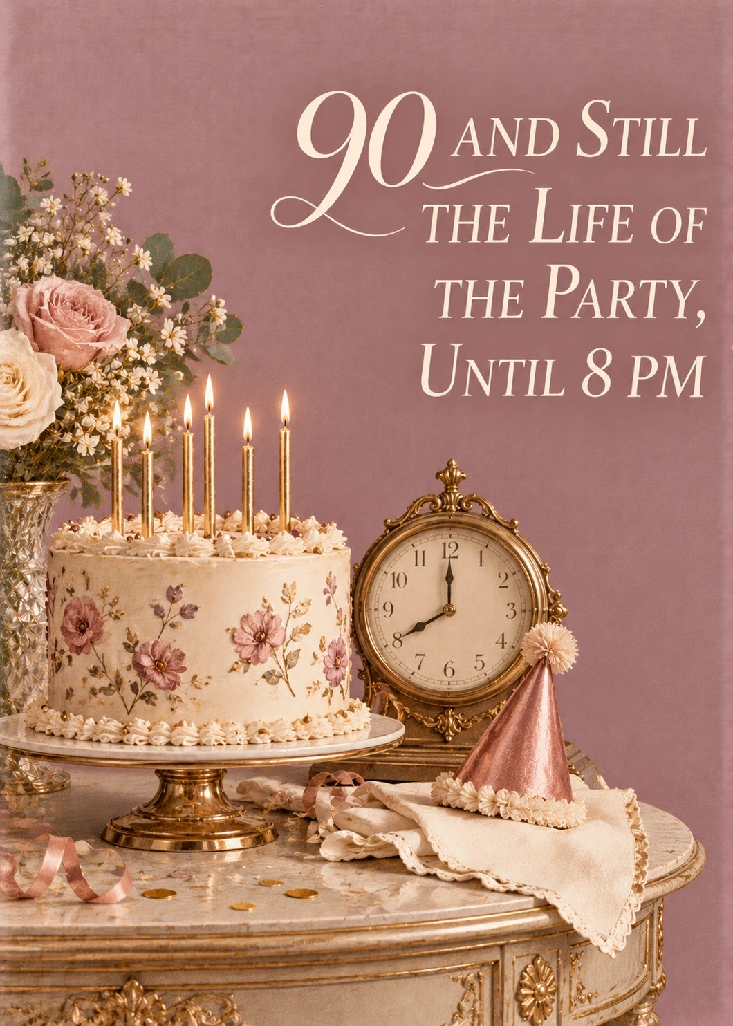Birthdays - Personalised Card — with punch holes