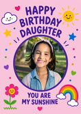 Load image into Gallery viewer, Birthdays - Personalised Card — with punch holes
