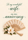 Load image into Gallery viewer, Anniversary - Personalised Card — with punch holes
