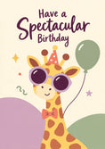 Load image into Gallery viewer, Birthdays - Personalised Card — with punch holes
