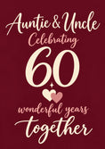 Load image into Gallery viewer, Anniversary - Personalised Card — with punch holes
