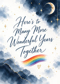 Load image into Gallery viewer, Anniversary - Personalised Card — with punch holes
