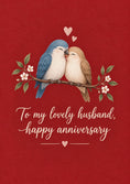 Load image into Gallery viewer, Anniversary - Personalised Card — with punch holes
