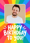 Load image into Gallery viewer, Birthdays - Personalised Card — with punch holes
